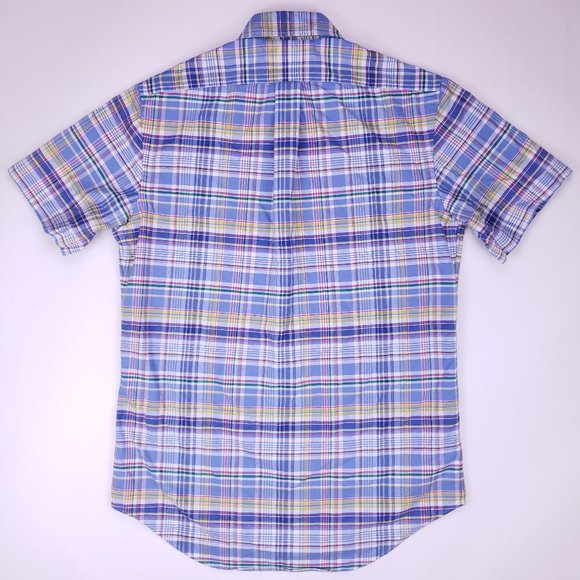 Ralph Lauren Small Shirt Multicolor Blue Checked M - Picture 3 of 12
